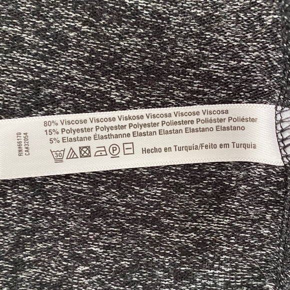 Anthropologie hooded longline cardigan in black/grey marl - Size M/L - Picture 8 of 9